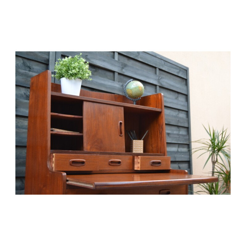 Scandinavian Secretaire in teak - 1960s