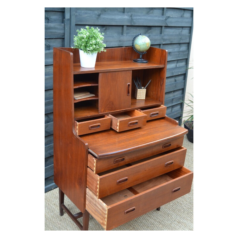 Scandinavian Secretaire in teak - 1960s