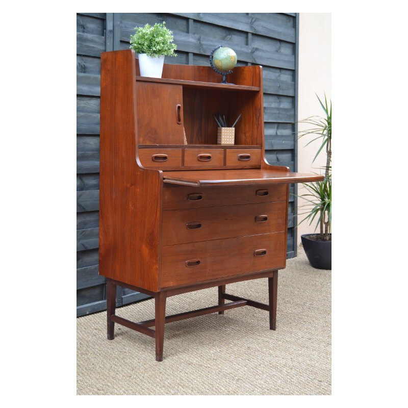 Scandinavian Secretaire in teak - 1960s