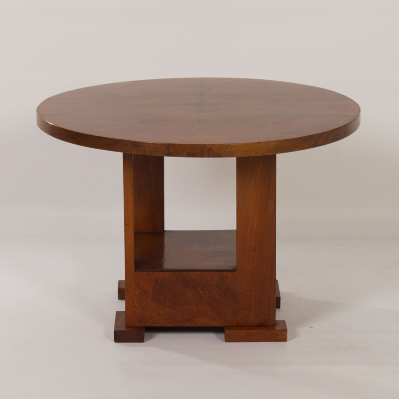 Vintage Art Deco veneer coffee table by Bas van Pelt for My Home, 1930