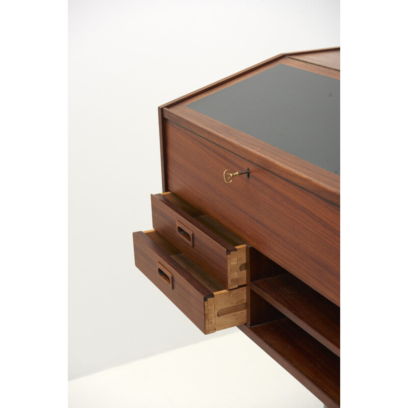 Mid-century rosewood standing desk, 1950s