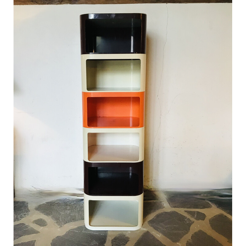 Vintage modular shelf by Anna Castelli Ferrieri for Kartel, Italy 1970
