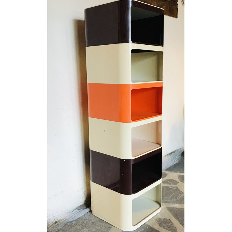 Vintage modular shelf by Anna Castelli Ferrieri for Kartel, Italy 1970