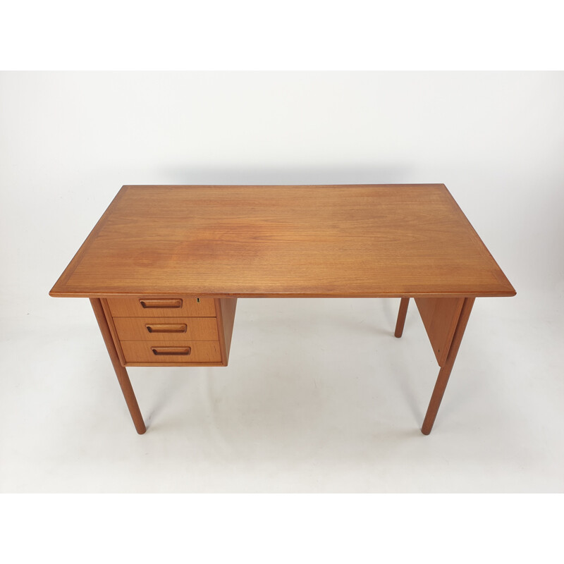 Vintage mesa de teca dinamarquesa por Gunnar Nielsen Tibergaard, 1960