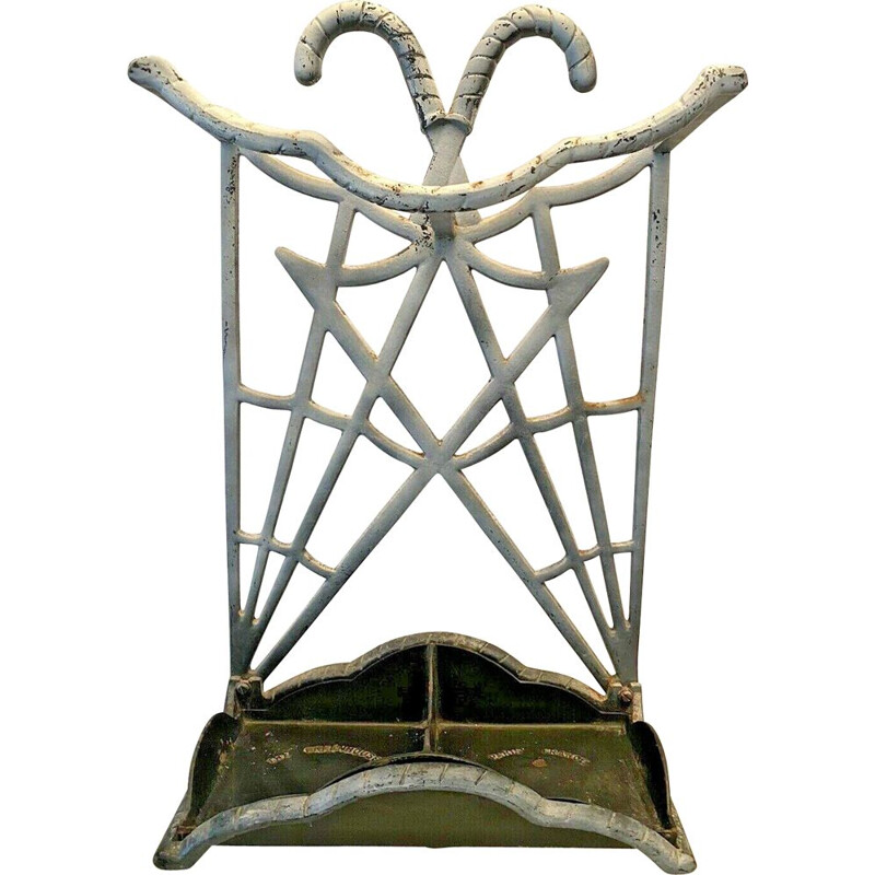 Suporte para guarda-chuvas em ferro fundido vintage