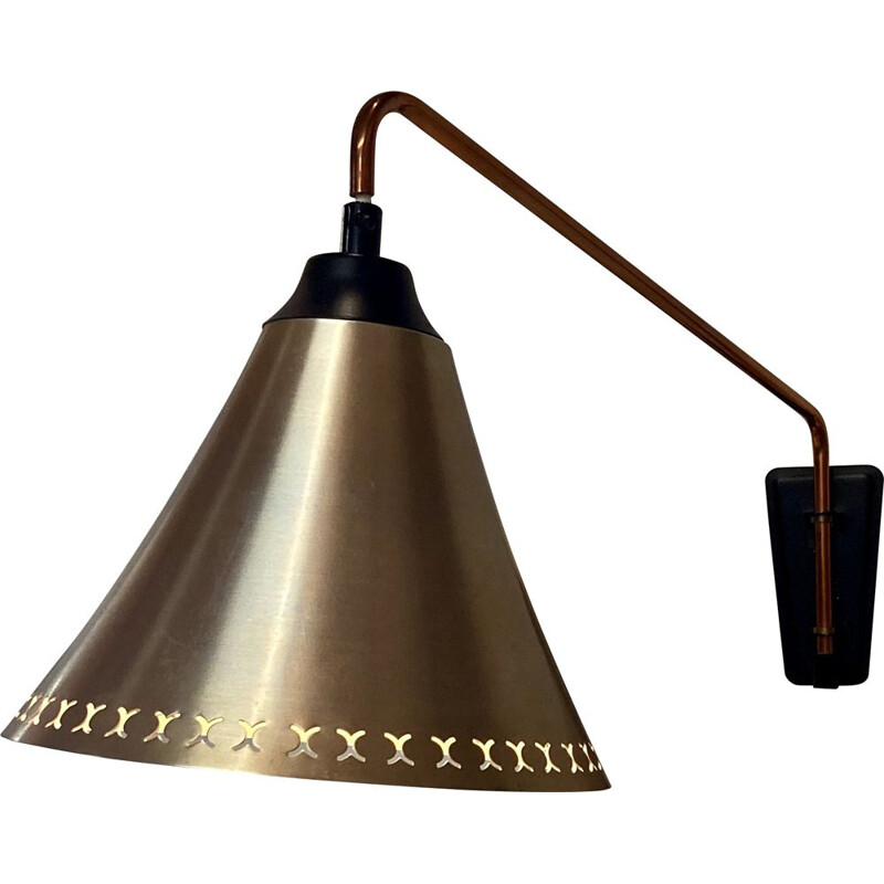 Vintage Scandinavian modular wall lamp, 1950