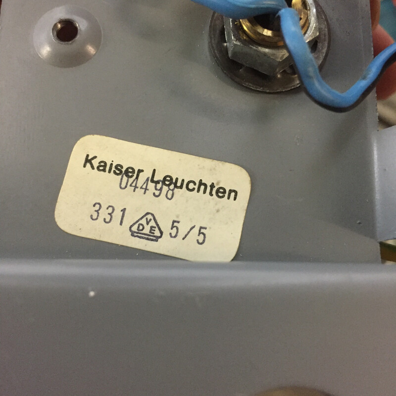 Applique Kaiser en métal, Klaus KEMPEL - 1970