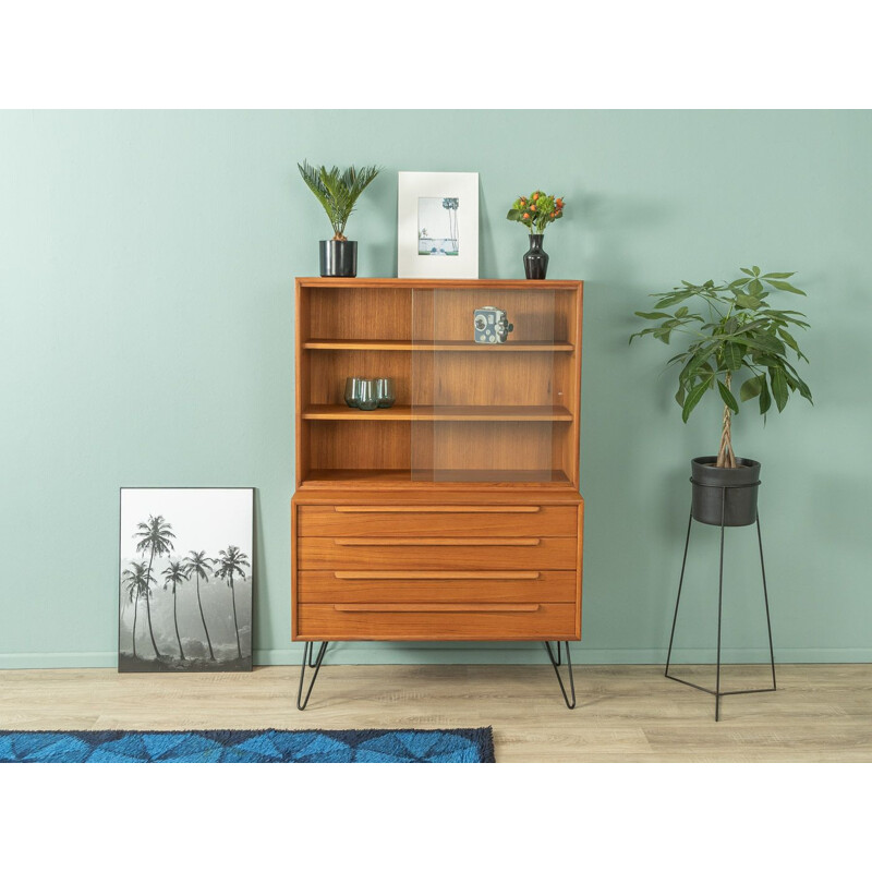 Vintage teak display cabinet by WK Möbel, Germany 1960s