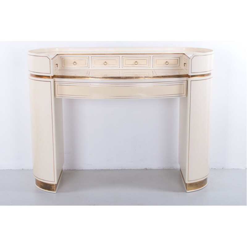 Hollywood Regency vintage dressing table by Arredoclassic, Italy 1970s