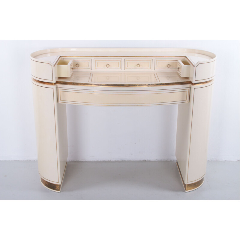 Hollywood Regency vintage dressing table by Arredoclassic, Italy 1970s