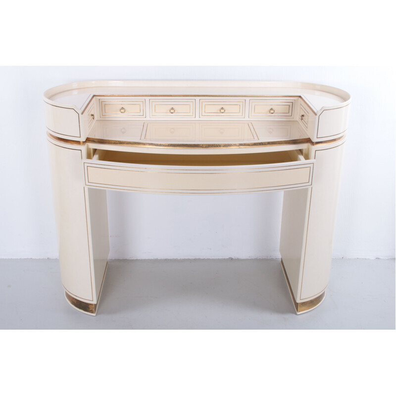 Hollywood Regency vintage dressing table by Arredoclassic, Italy 1970s