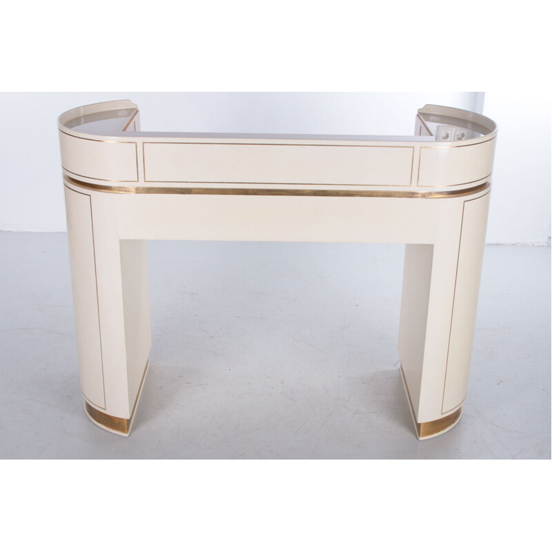 Hollywood Regency vintage dressing table by Arredoclassic, Italy 1970s
