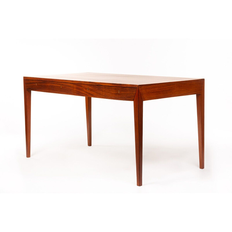 Vintage Danish freestanding writing desk by Severin Hansen for Haslev Mobelsnedkeri, 1960s