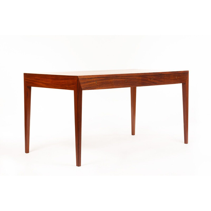 Vintage Danish freestanding writing desk by Severin Hansen for Haslev Mobelsnedkeri, 1960s