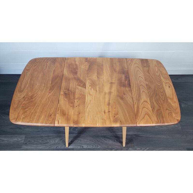 Vintage drop leaf dining table by Ercol, 1960s