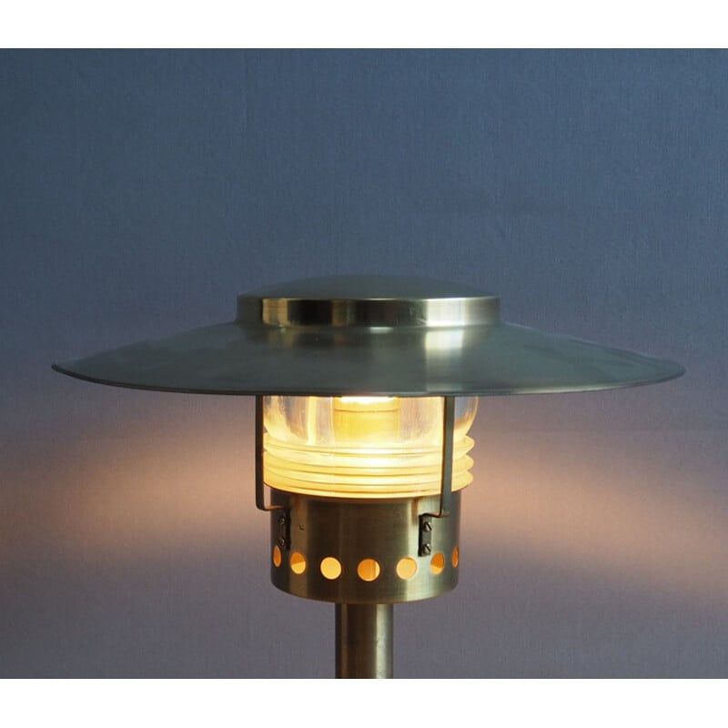 Danish brass table lamp, A HOLM SORENSEN - 1960s