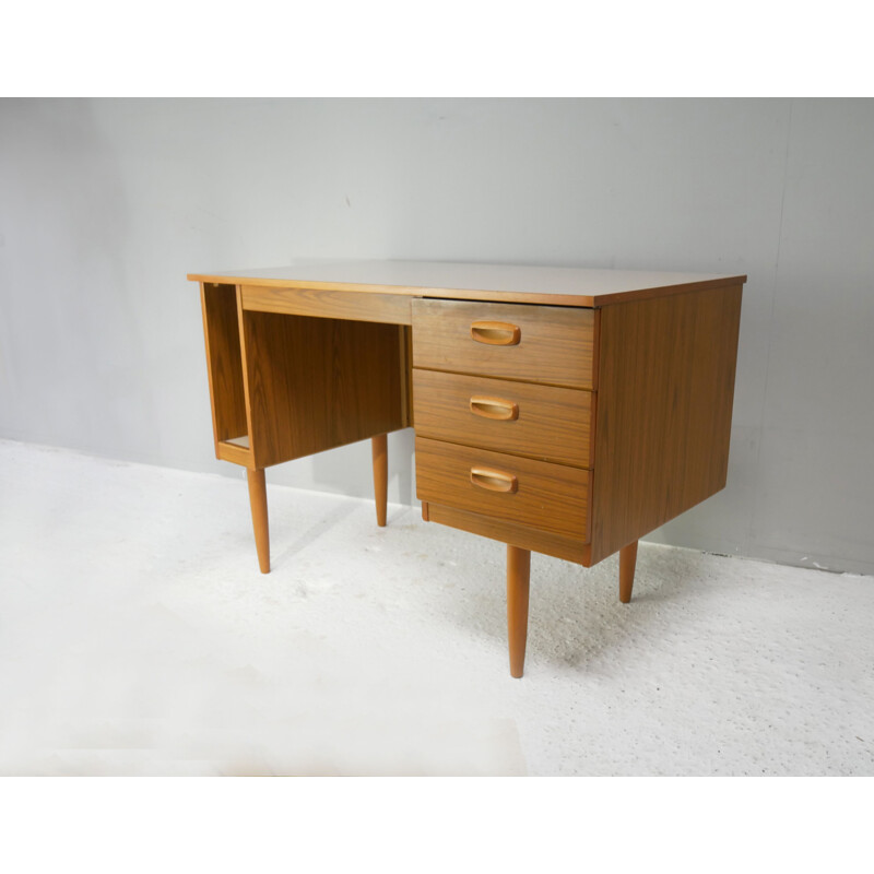 Bureau compact vintage par Chaim Schreiber pour les meubles Schrieber, 1960