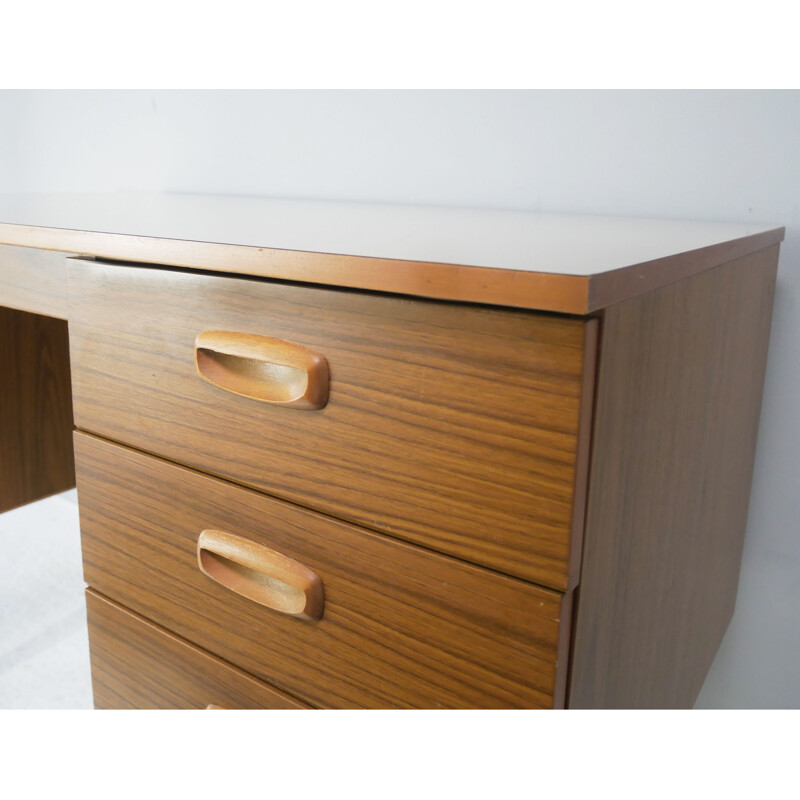 Bureau compact vintage par Chaim Schreiber pour les meubles Schrieber, 1960