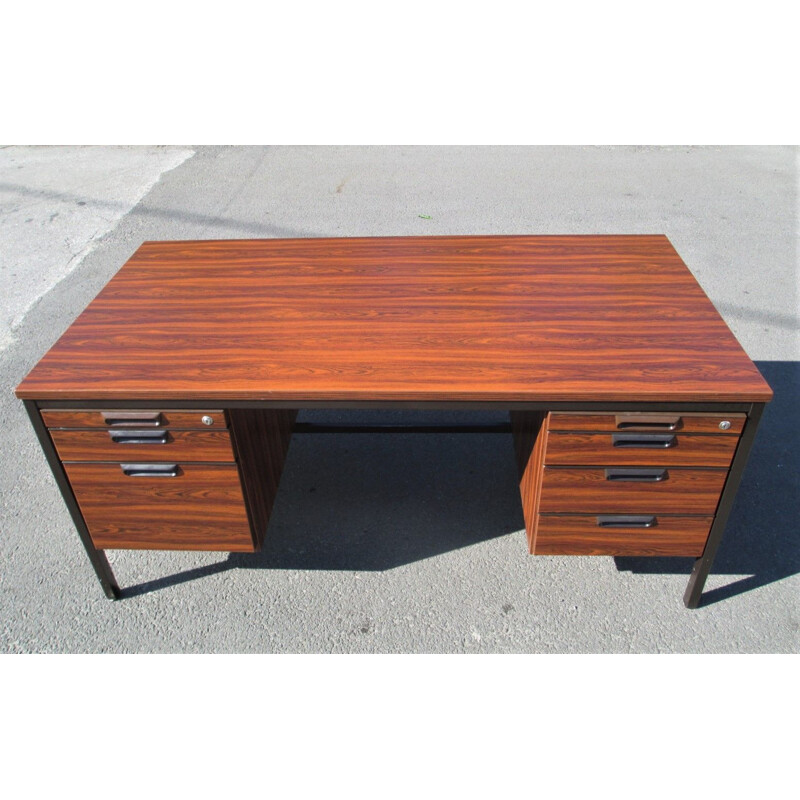 Vintage rosewood desk by Febrü, Germany 1970s