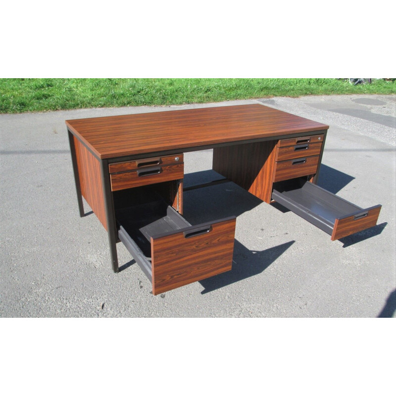 Vintage rosewood desk by Febrü, Germany 1970s