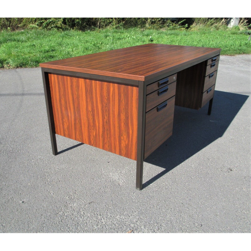 Vintage rosewood desk by Febrü, Germany 1970s