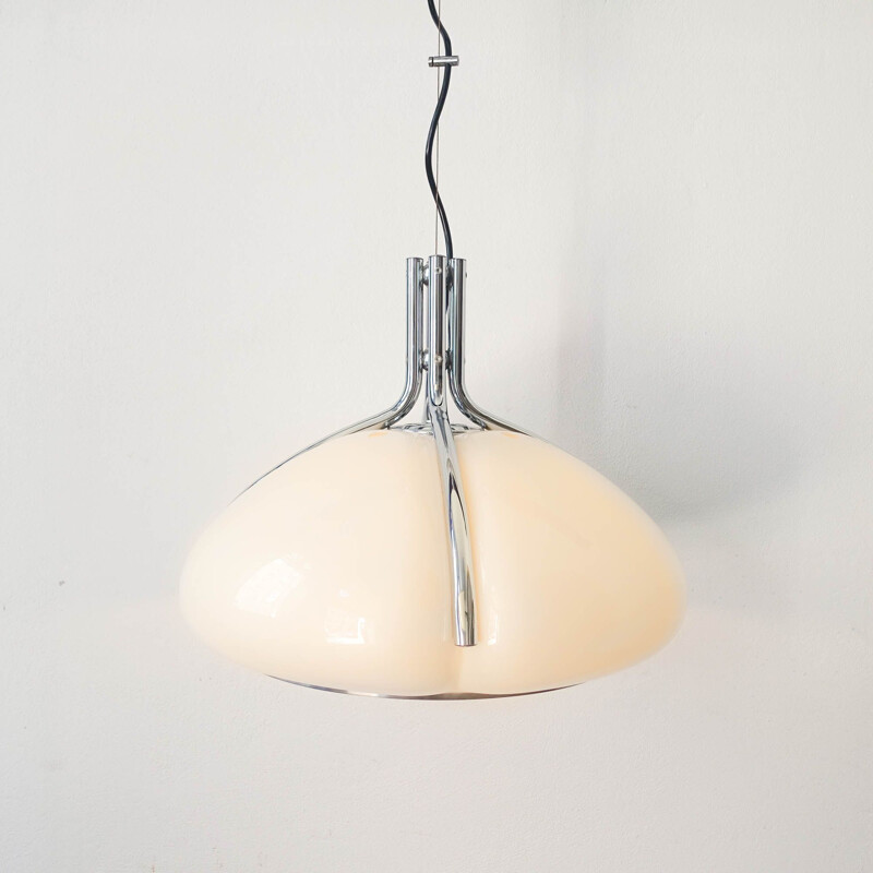 Vintage Quadrifoglio pendant lamp by Gae Aulenti for Harvey Guzzini, Italy 1970s 
