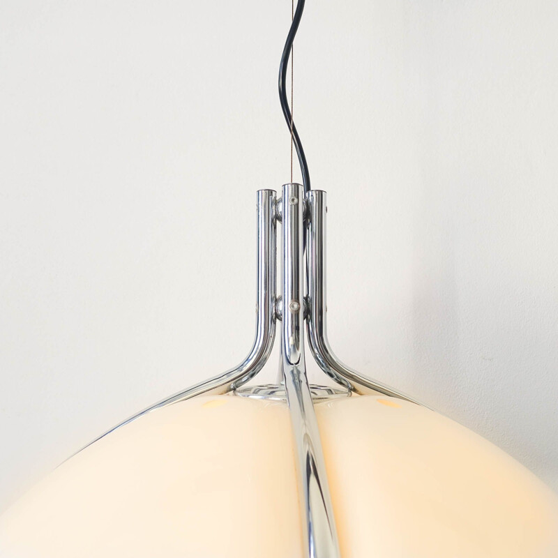 Vintage Quadrifoglio pendant lamp by Gae Aulenti for Harvey Guzzini, Italy 1970s 