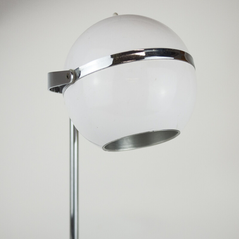 Vintage white Eyeball desk lamp, 1960s