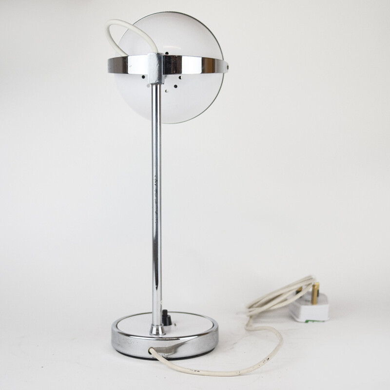 Vintage white Eyeball desk lamp, 1960s