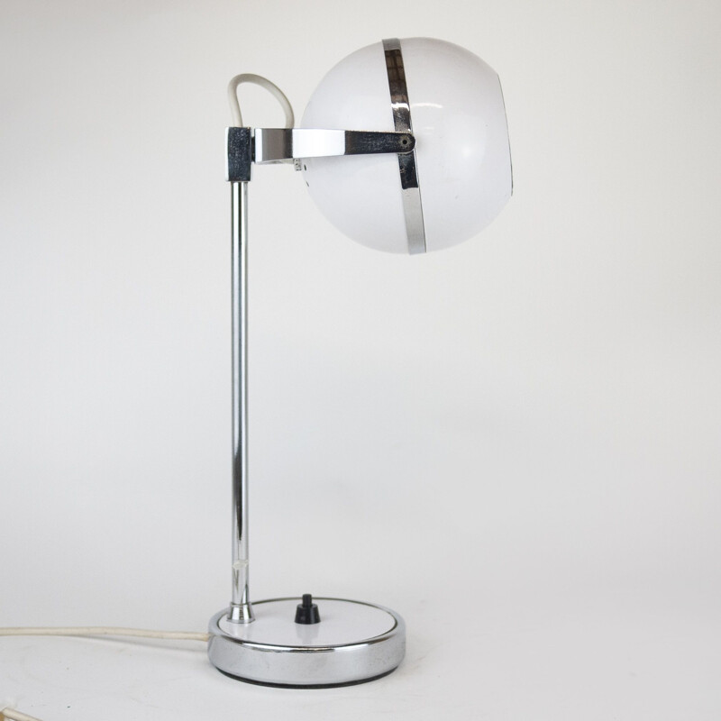 Vintage white Eyeball desk lamp, 1960s