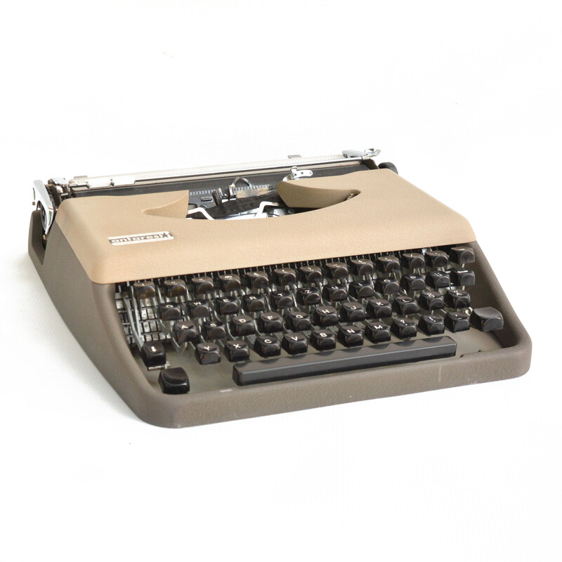 Vintage suitcase typewriter by Antares Parva, Italy 1970s