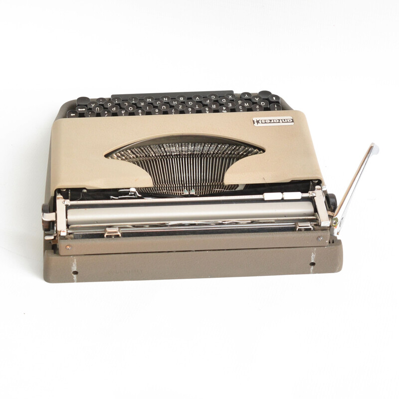 Vintage suitcase typewriter by Antares Parva, Italy 1970s