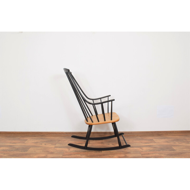 Fauteuil à bascule suédois vintgae par Lena Larsson pour Nesto, 1960