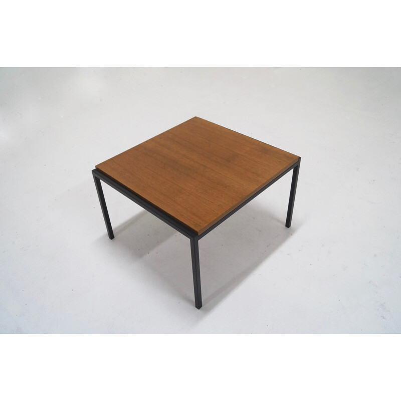 Table basse UMS Pastoe en teck et métal, Cees BRAAKMAN - 1960