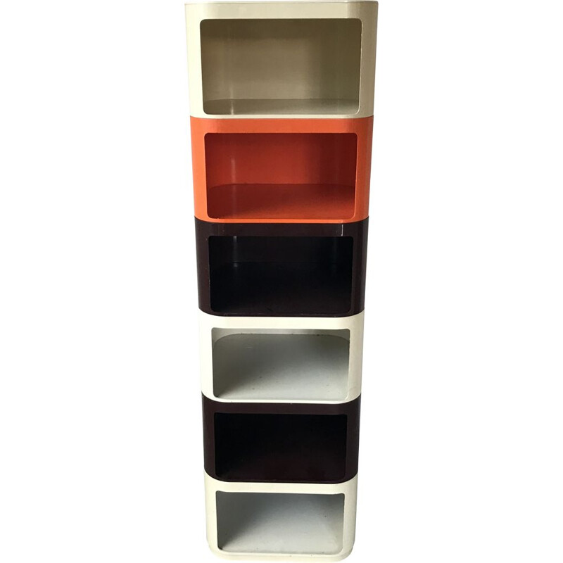 Vintage modular shelf by Anna Castelli Ferrieri for Kartel, Italy 1970