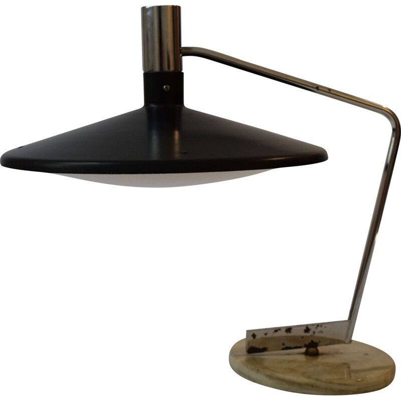 Vintage-Lampe mit Marmorsockel von Georges Frydman für EFA, 1960