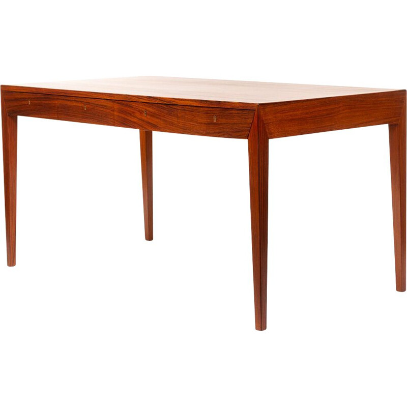 Vintage Danish freestanding writing desk by Severin Hansen for Haslev Mobelsnedkeri, 1960s