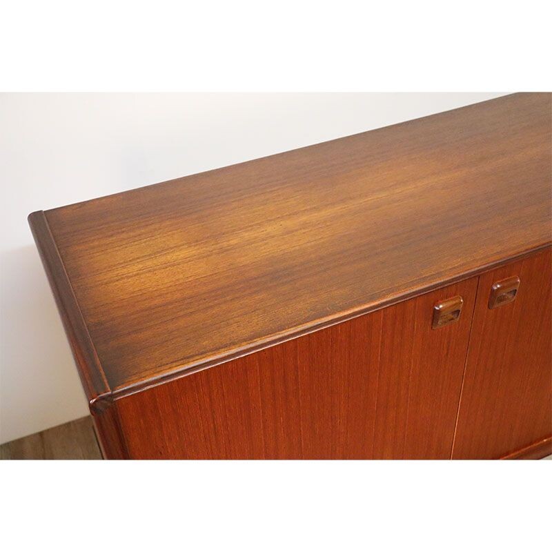 Scandinavian vintage solid teak sideboard, 1960