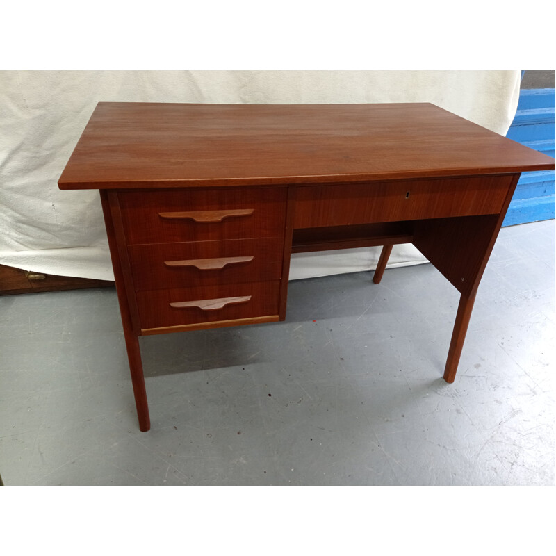 Bureau scandinave danois vintage en teck, 1960