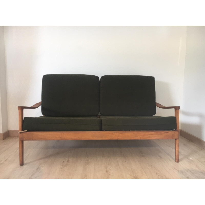 Scandinavian vintage teak sofa