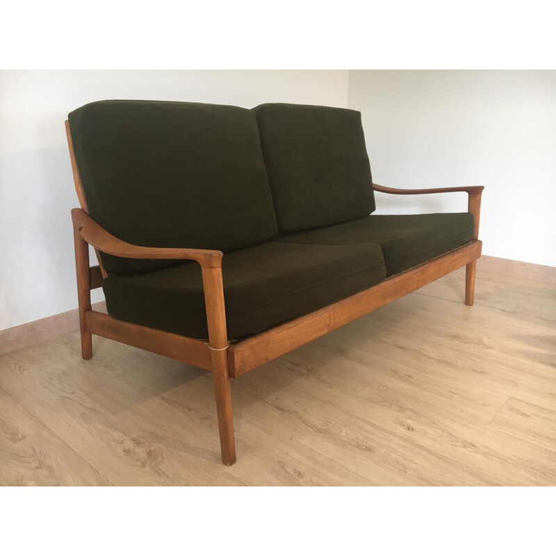 Scandinavian vintage teak sofa