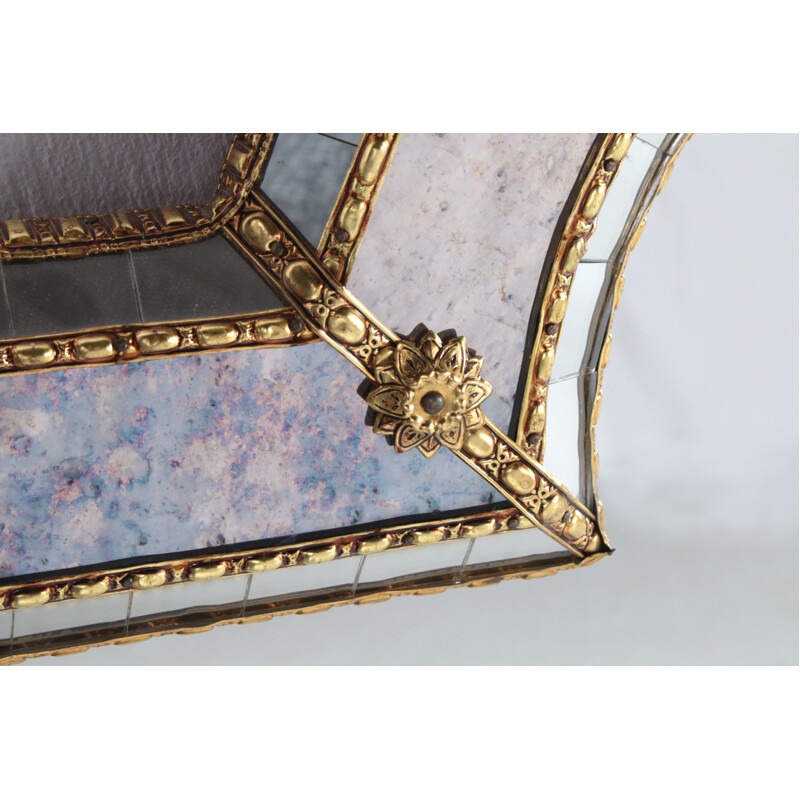 Miroir espagnol vintage de style Regency, 1990