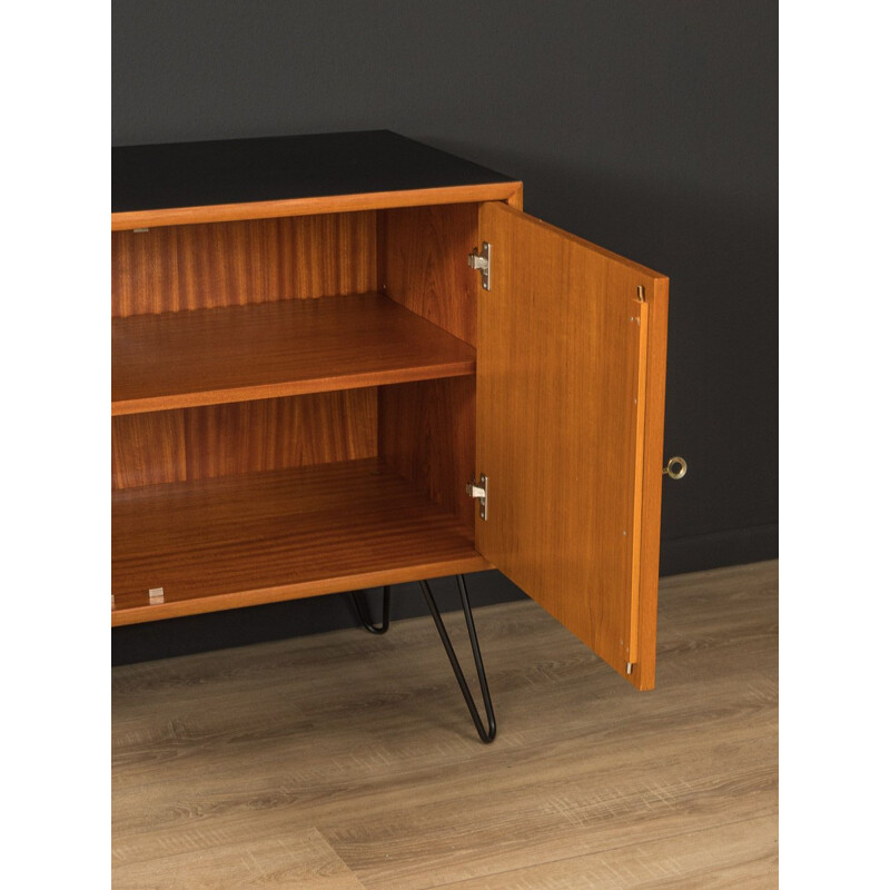 Vintage teak sideboard with three drawers by WK Möbel, Germany 1960s