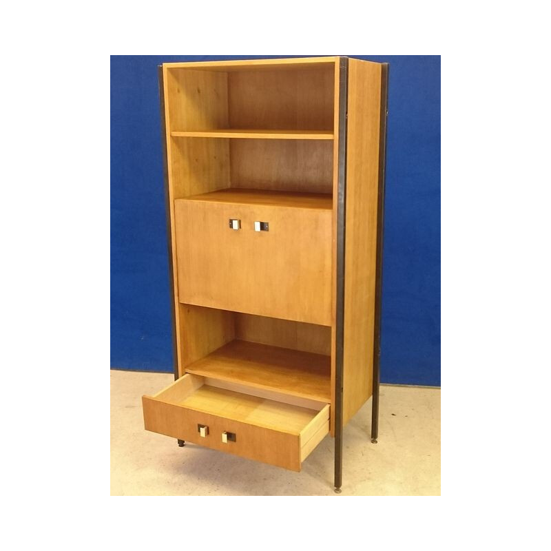 Vintage secretary in light oak - 1950s