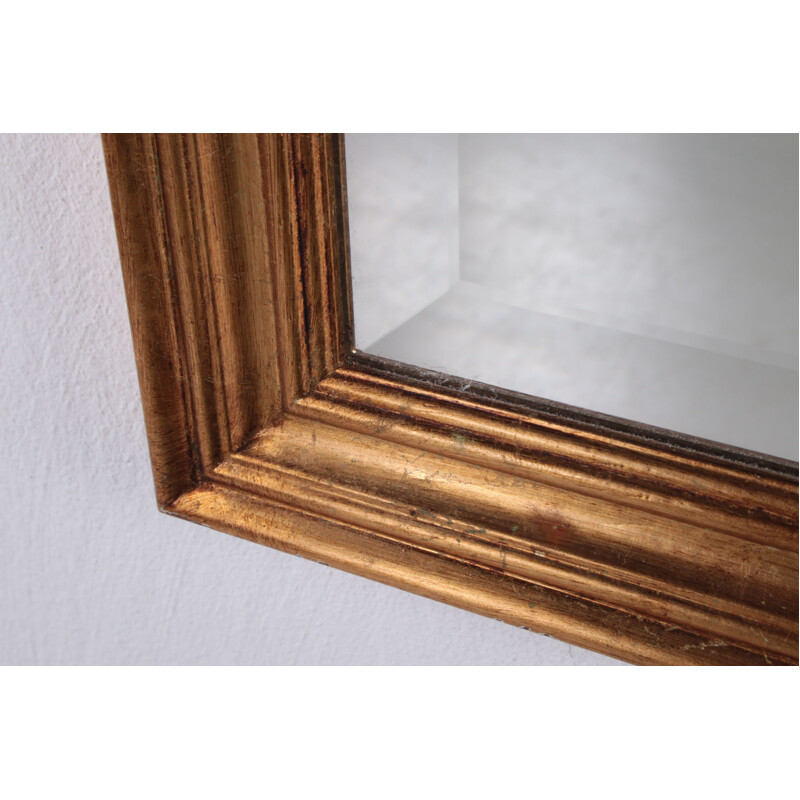 Vintage gold mirror Hollywood Regency style, 1980