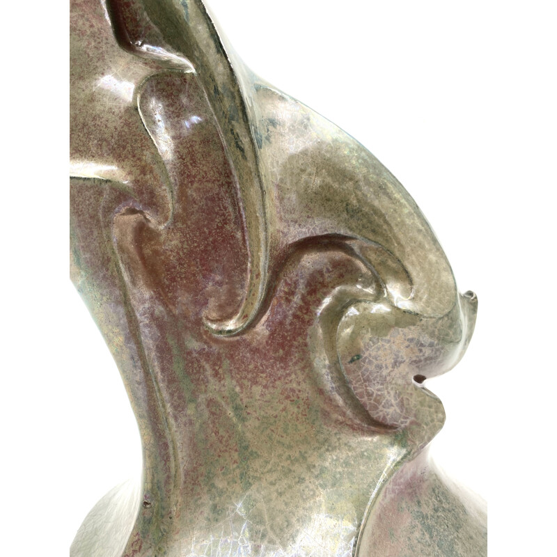 Scultura in ceramica d'epoca di A. Chini, Italia 1930