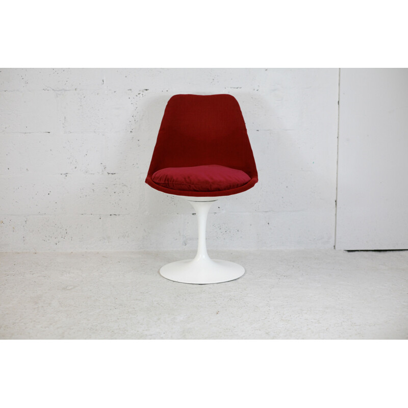 Cadeira giratória Vintage Tulip com carimbo da Knoll, EUA 1960