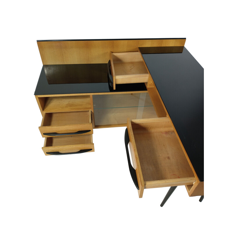 Vintage desk by Mojmir Pozar for UP Závody, 1960s