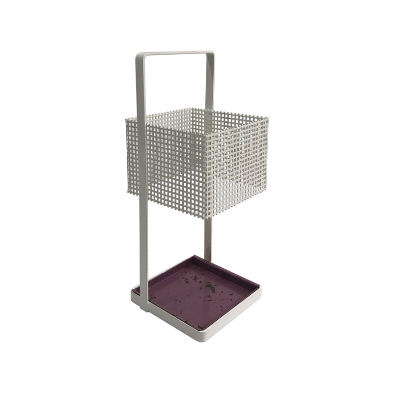 Modernist vintage umbrella stand by Josef Hoffmann for Bieffeplast, 1970s