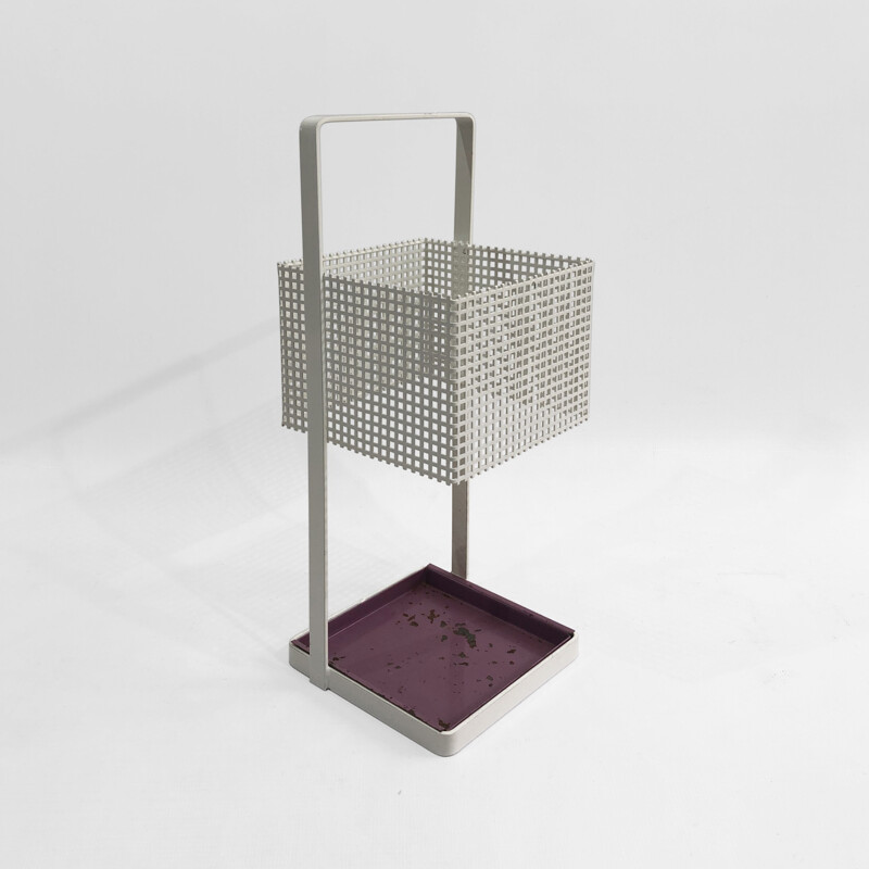 Modernist vintage umbrella stand by Josef Hoffmann for Bieffeplast, 1970s